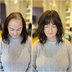 Luster Salon - Instant fix for alopecia is a maintenance free topper.