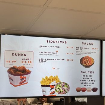 Big Chicken - The menu. - Chicken Shop Near Me - San Diego, California Big Chicken - The menu. - Chicken Shop Near Me - San Diego, California