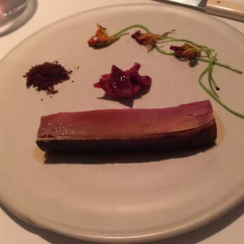 Brae - Aged pekin duck wood roasted on the bone, quandong, dried liver - Australian Near Me - Birregurra, VIC