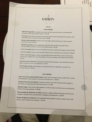 Menu photo 5 Catrín Mérida, YUC Menu photo 5 Catrín Mérida, YUC