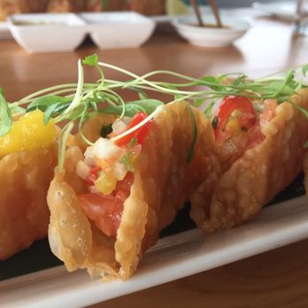 O-Ku - Ceviche tacos. I recommend getting one order per person because you're not gonna wanna share. - Japanese Near Me - Atlanta, Georgia