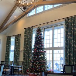 River Landing At Sandy Ridge - Christmas tree in the Overlook Restaurant in the Clubhouse.