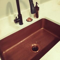 New copper sink installed New copper sink installed