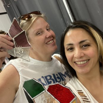Unleashed Pet Grooming School - Jackie and I at an artistic glass studio - Pet Groomers Near Me - Oklahoma City, Oklahoma Unleashed Pet Grooming School - Jackie and I at an artistic glass studio - Pet Groomers Near Me - Oklahoma City, Oklahoma