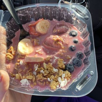 Juice Ritual - Two ice cubes in my bowl for a total of 4 ice cubes! - Juice Bars & Smoothies Near Me - Albuquerque, New Mexico