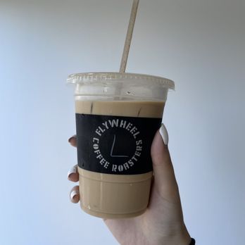 Flywheel Coffee Roasters - iced latte - Coffee Roasteries Near Me - San Francisco, California