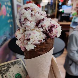 Blueberry Cheesecake Ice Cream Shake