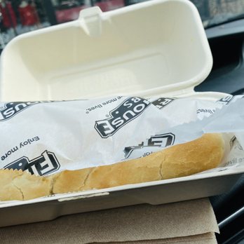 Firehouse Subs - a hot dog in a styrofoam container - Sandwiches Near Me - Jacksonville, Florida