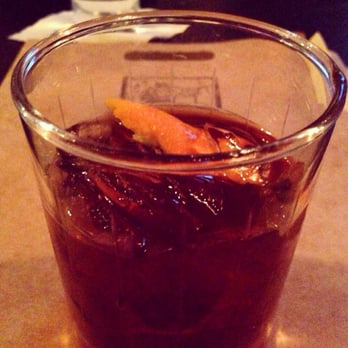 Fox and Crow - "Mod Fashion" - Bulleit bourbon, ModCup coffee concentrate, orange bitters. - Cocktail Bars Near Me - Jersey City, New Jersey Fox and Crow - "Mod Fashion" - Bulleit bourbon, ModCup coffee concentrate, orange bitters. - Cocktail Bars Near Me - Jersey City, New Jersey