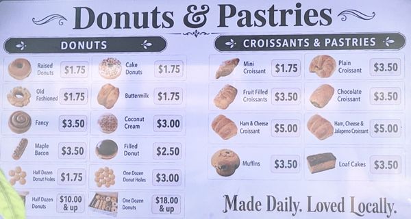 Menu photo 1 Pronto Donuts Monterey Park, CA
