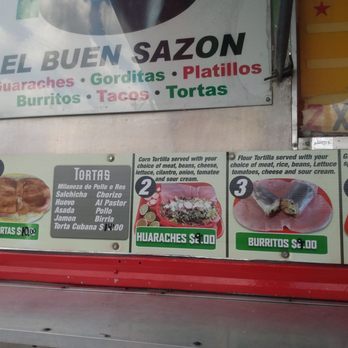 Taqueria El Buen Sazon - menus and prices - Food Trucks Near Me - Columbus, Ohio Taqueria El Buen Sazon - menus and prices - Food Trucks Near Me - Columbus, Ohio