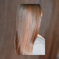 Capelli Salon by Donn - Copper red accents