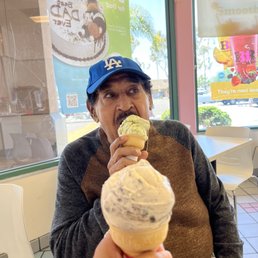 Ice cream date with grandpa! Ice cream date with grandpa!