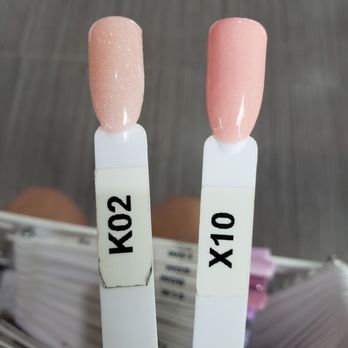 EVA Nails & Spa - Two pink dip options - Nail Salons Near Me - Arlington, Texas EVA Nails & Spa - Two pink dip options - Nail Salons Near Me - Arlington, Texas