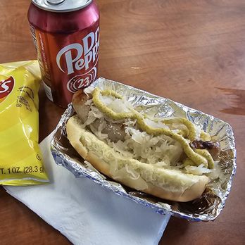 Col Mustard's Hot Dog & Catering - Brat and Murdered it ( chips n drink) - Hot Dogs Near Me - Tucson, Arizona Col Mustard's Hot Dog & Catering - Brat and Murdered it ( chips n drink) - Hot Dogs Near Me - Tucson, Arizona