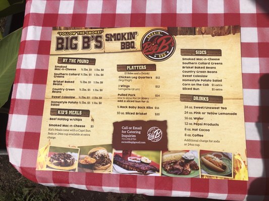Menu photo 1 Big B's Smokin’ BBQ Gainesville, VA