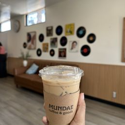 Salted caramel latte