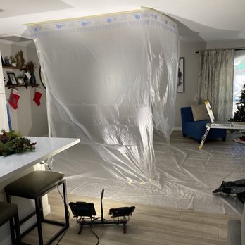 PSS Painting and Drywall - During the repair. I love that they wanted to make sure they kept the house clean. Dexter vibes but with a better ending. - Painters Near Me - Phoenix, Arizona PSS Painting and Drywall - During the repair. I love that they wanted to make sure they kept the house clean. Dexter vibes but with a better ending. - Painters Near Me - Phoenix, Arizona
