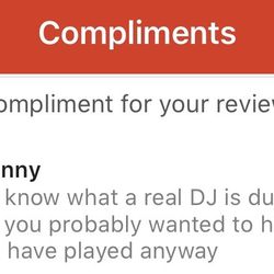 XS Nightclub - Just an update about this review: here is what the DJ left me... yikes, when I go back to Green Bay, I won't be going here.