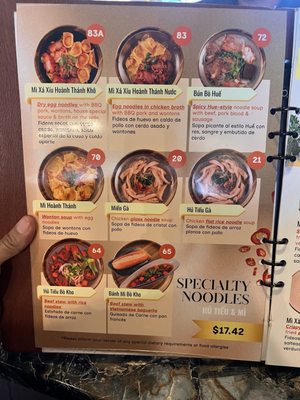 Menu photo 8 Pho Ha #7 Riverside, CA