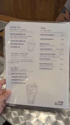 Menu photo 3 One Bowl Brooklyn, NY