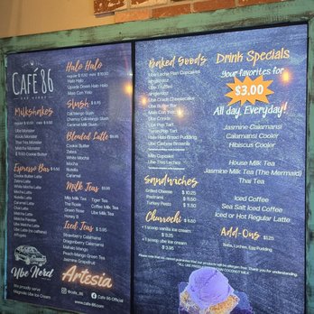 Cafe 86 - More menu - Desserts Near Me - Artesia, California