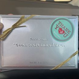 See's Candies Medical Staff "thank you" sticker. See's Candies Medical Staff "thank you" sticker.