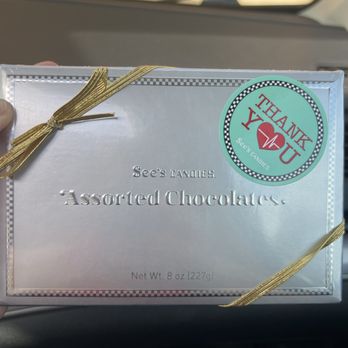 See's Candies - See's Candies Medical Staff "thank you" sticker. - Candy Stores Near Me - South Pasadena, California See's Candies - See's Candies Medical Staff "thank you" sticker. - Candy Stores Near Me - South Pasadena, California