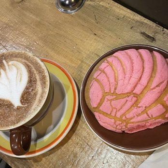 Corazon Cafe - latte, concha - Breakfast & Brunch Near Me - San Luis Obispo, California