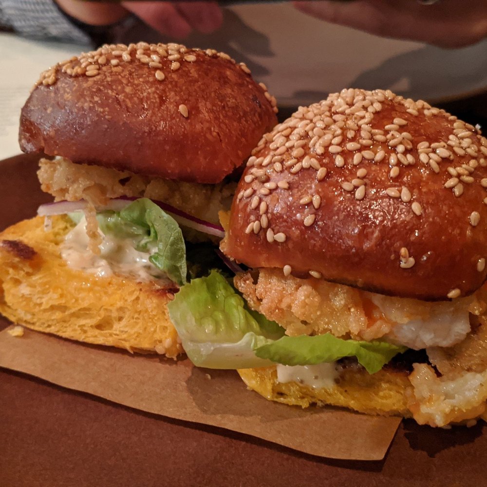 The Dabney - Fried catfish sliders - New American Near Me - Washington, DC, District of Columbia The Dabney - Fried catfish sliders - New American Near Me - Washington, DC, District of Columbia