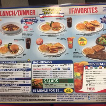 Waffle House - Lunch/dinner menu - Breakfast & Brunch Near Me - Duncanville, Texas Waffle House - Lunch/dinner menu - Breakfast & Brunch Near Me - Duncanville, Texas