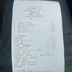 7-Eleven - Receipt shows I did not get 2 rockstar drinks for $3.50 as advertised. Instead I was charged $5 for 2