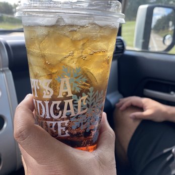 Dutch Bros Coffee - Iced Starry night (medium sized) - Juice Bars & Smoothies Near Me - Cypress, Texas