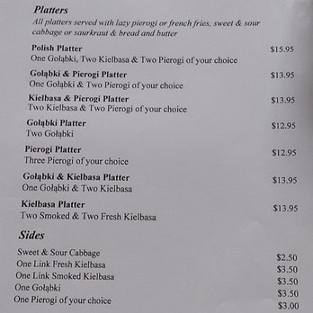 Happy Swallow Restaurant - The Dyngus Day menu - American Near Me - Buffalo, New York