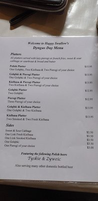 Menu photo 1 Happy Swallow Restaurant Buffalo, NY