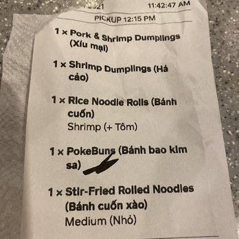 The Dim Sum - All of this came to about $24.50 with tip. - Dim Sum Near Me - Westminster, California