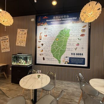 Yes Boba Cafe - Taiwan map - Bubble Tea Near Me - Plymouth, Michigan