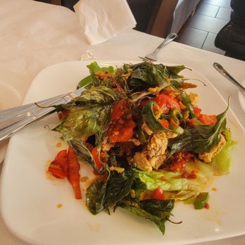 SriPraPhai Thai Restaurant - Soft Shell Crab fried with Basil $23.00 - Thai Near Me - Williston Park, New York SriPraPhai Thai Restaurant - Soft Shell Crab fried with Basil $23.00 - Thai Near Me - Williston Park, New York