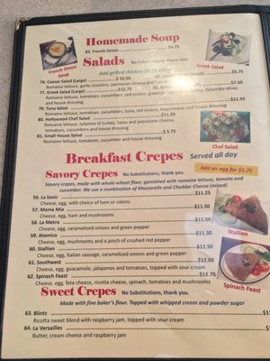 Menu photo 5 La Creperia Cafe Tampa, FL Menu photo 5 La Creperia Cafe Tampa, FL