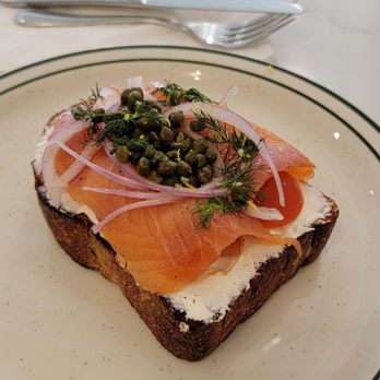 Lodge Bread - Smoked salmon toast - Bakeries Near Me - Beverly Hills, California