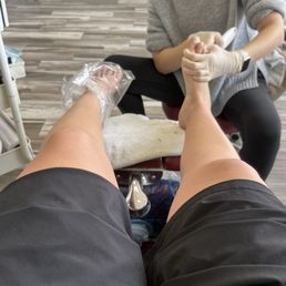 Pedicure set up!