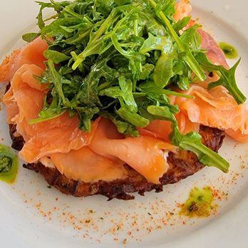 Moonshadows - Crispy potato galette - Seafood Near Me - Malibu, California Moonshadows - Crispy potato galette - Seafood Near Me - Malibu, California