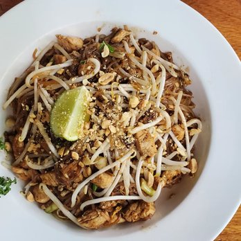 Thai Pepper - Pad Thai with chicken - Thai Near Me - Ashland, Oregon