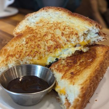SCENIC Coffee + Brunch - Okonomiyaki grilled cheese - Breakfast & Brunch Near Me - Toronto, Ontario