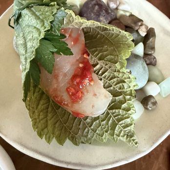 Snail Bar - Ikejime halibut wraps - Wine Bars Near Me - Oakland, California Snail Bar - Ikejime halibut wraps - Wine Bars Near Me - Oakland, California