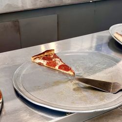 Italian Express - Pizza doesn't come out as quickly during the end of lunch hour (after 1), but there's still plenty of variety and it's kept hot