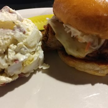 Beantown Pub - Pulled pork and potato salad at Beantown Pub - Pubs Near Me - Boston, Massachusetts Beantown Pub - Pulled pork and potato salad at Beantown Pub - Pubs Near Me - Boston, Massachusetts