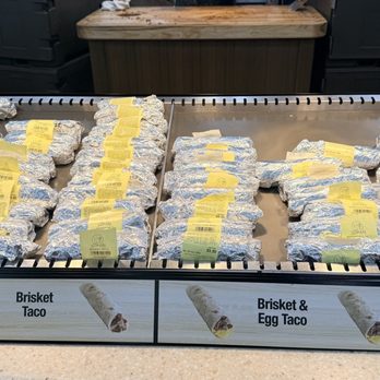 Buc-ee’s - Brisket taco, brisket & egg taco - Gas Stations Near Me - Saint Augustine, Florida