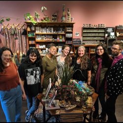 Clary Sage Herbarium - Our current staff and some former staff celebrating our new space!!