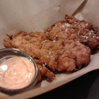 LudoBird - The LudoBird Dark Meat Fried Chicken Provencial with a couple of the LudoBird Special Sauce. Delish! - New American Near Me - Los Angeles, California